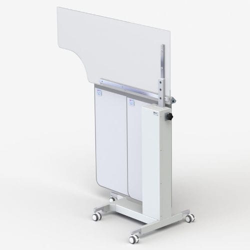 Biombo de proteção radiológica de raios X - 326/05 - Kenex Electro-Medical - móvel / com visor / 0,50 mm