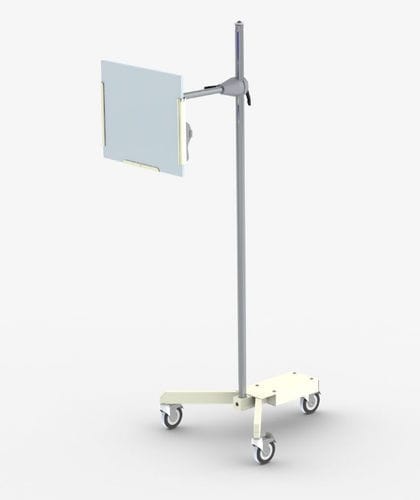 Potter-Bucky com rodas - 1305/8/1 - Kenex Electro-Medical - com detector de painel plano