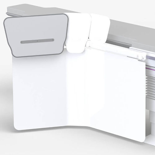 Biombo de proteção radiológica de raios X - Kenex Electro-Medical - a fixar em cadeira de exame / 0,50 mm