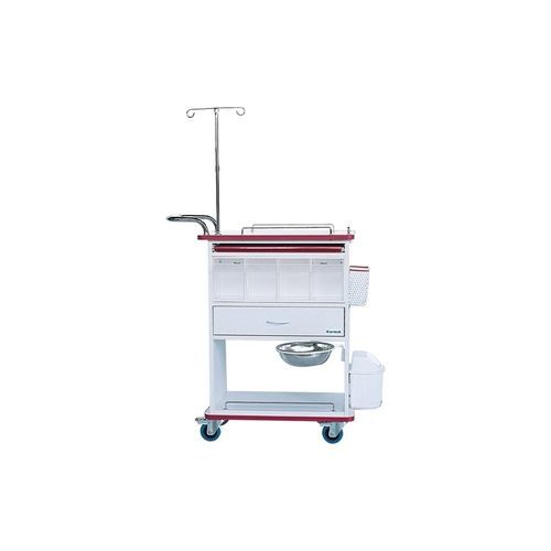 Carrinho hospitalar - K041 - Kenmak Hospital Furnitures  - de medicamentos / coletor de lixo / 1 gaveta
