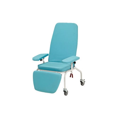 Poltrona para coleta de sangue manual - K019 / B - Kenmak Hospital Furnitures  - articulada em 3 seções / com rodízios