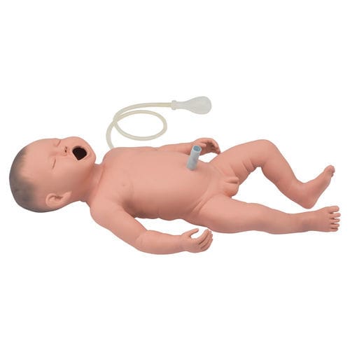 Manequim de treinamento para procedimentos de emergência médica - LM-089 - KOKEN  - para procedimentos pediátricos / de intubação / de frequência cardíaca