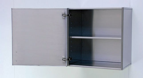 Armário para hospital - HS-FT-500 - KUGEL medical GmbH & Co. KG - com porta de abrir / de parede / em aço inoxidável