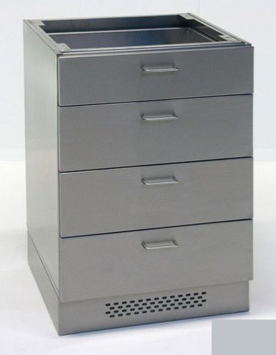 Armário para bases - UBS-SB-5-400 - KUGEL medical GmbH & Co. KG - de laboratório / com gavetas / em aço inoxidável