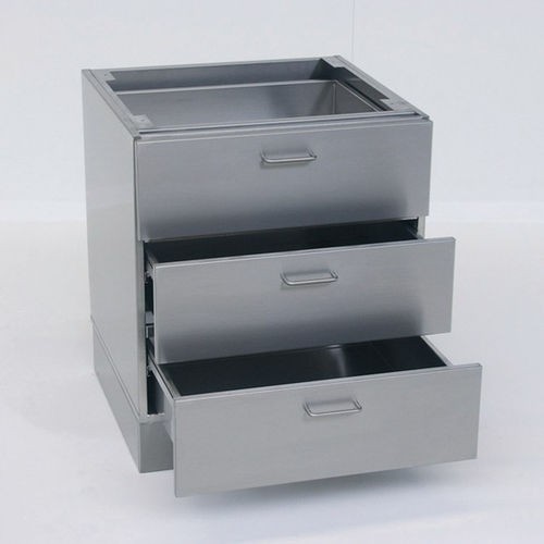 Armário para bases - UBS-SB-3-400 - KUGEL medical GmbH & Co. KG - de laboratório / com gavetas / em aço inoxidável