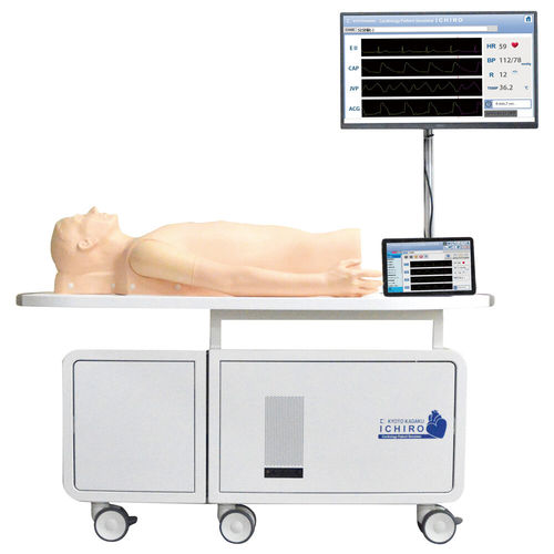Simulador de paciente de auscultação - MW10 - Kyoto Kagaku  - para procedimentos cardiopulmonares / de torso