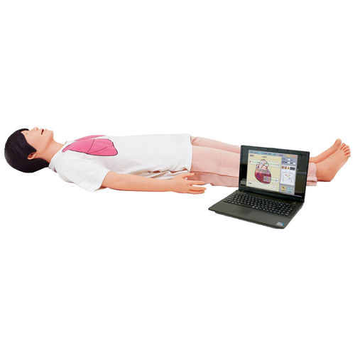 Simulador de paciente de auscultação -  “Physiko Plus” - Kyoto Kagaku  - de acesso vascular venoso / de ECG / de pressão arterial não invasiva