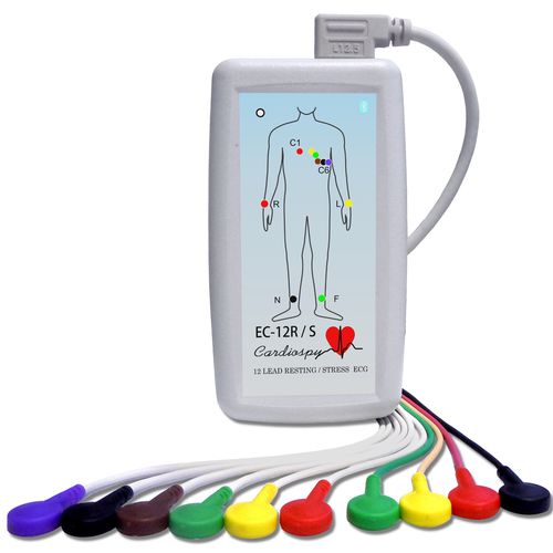 Eletrocardiógrafo para teste de esforço - EC-12RS - Labtech - de 12 canais / para computador / wireless