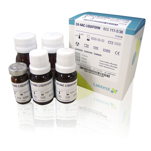Kit de reagentes em solução - 117 - Labtest Diagnostica - de amostras de sangue / para bioquímica / de creatina quinase