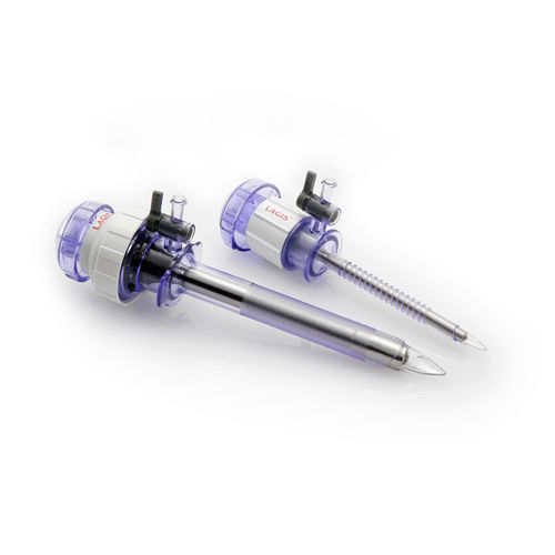 Trocarte para laparoscopia - Port™ TR - Lagis Endosurgical - com torneira de insuflação / com camisa