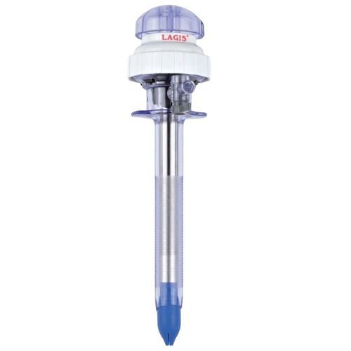Trocarte para laparoscopia - 01 - Lagis Endosurgical - com torneira de insuflação / com camisa