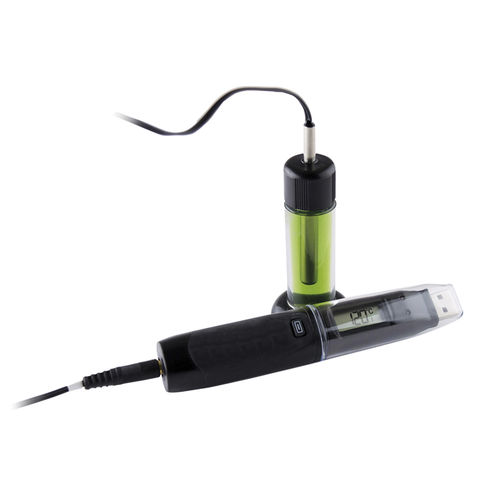 Registrador de dados de temperatura - ATMDL-LCDGP - Lec Medical - USB / com sonda