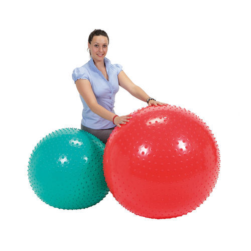 Bola de massagem grande - Therasensory - Ledraplastic - com terminais / para adulto