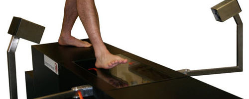 Sistema de avaliação da marcha - Dynamic FootMorphology - Lion Systems - análise óptica