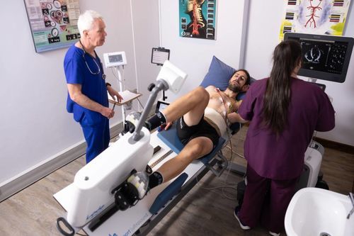 Ergômetro reclinado para pernas - Lode - em decúbito dorsal