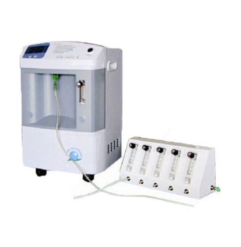 Concentrador de oxigênio infantil - 1 - 10 L - Longfian Scitech Co., Ltd - com rodízios