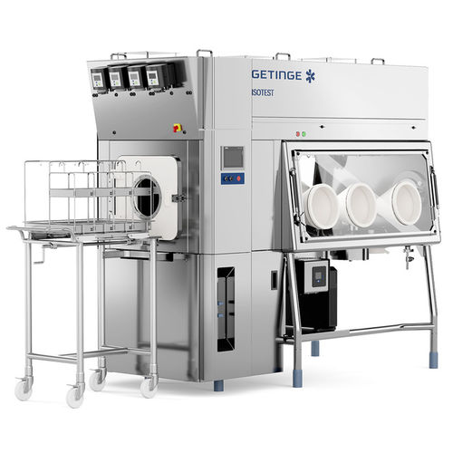Isolador classe III - ISOTEST - Getinge - para testes de esterilidade / para a indústria farmacêutica / para microbiologia
