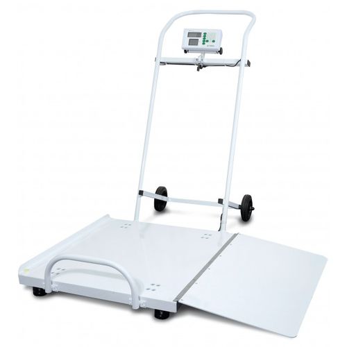 Plataforma de pesagem eletrônica - M-620 - Marsden Weighing Machine Group - para cadeiras de rodas / compacta / móvel