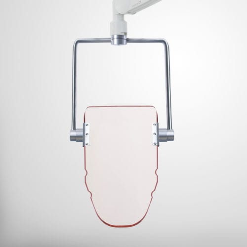 Biombo de proteção radiológica de raios X - OT series - MAVIG  - de teto / 0,50 mm