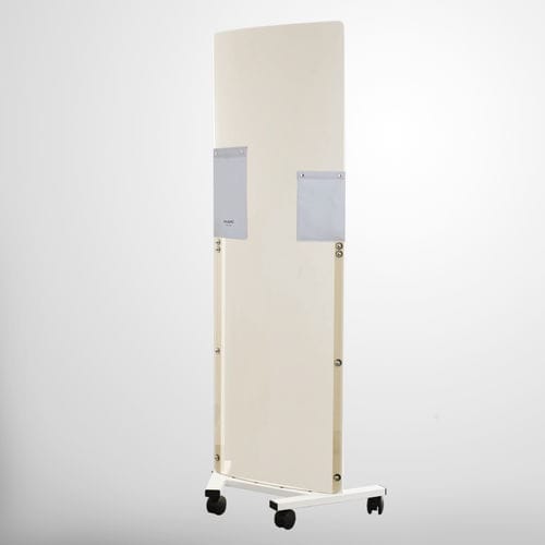Biombo de proteção radiológica de raios X - WD300 - MAVIG  - móvel / com visor / 0,50 mm