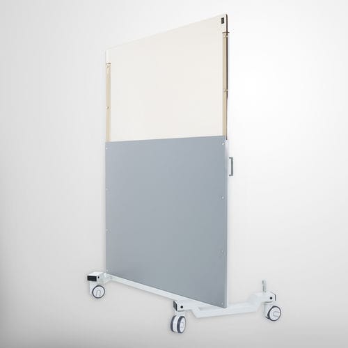 Biombo de proteção radiológica de raios X - WD306 series - MAVIG  - móvel / com visor / 0,50 mm