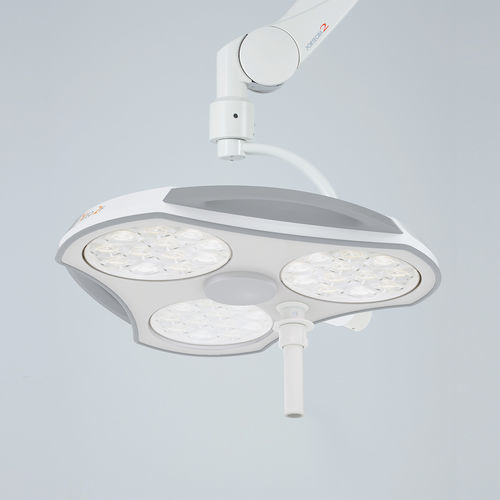 Foco cirúrgico de teto - YLED-2F - MAVIG  - de LED / para sala de cirurgia / com câmera de vídeo