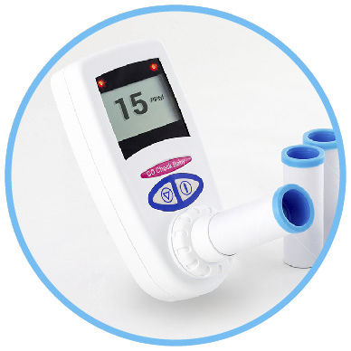 Aparelho de teste de monóxido de carbono expirado - CO Check Pro Baby - MD Diagnostics Ltd - para cessação do tabagismo / eletrônico / de mão