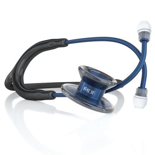 Estetoscópio pediátrico - MD ONE® EPOCH® BLACK/CAPRIDIUM - MDF Instruments - duplo / em aço inoxidável