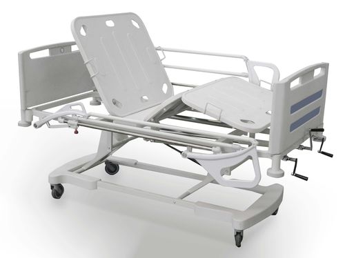 Cama para hospital - Argus Tren - Medical Iberica - manual / de altura regulável / com rodízios