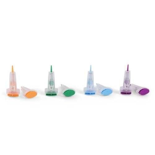 Agulha estéril - SLN series - Medline International - com dispositivo de segurança / 18G / 21G