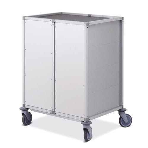Carrinho hospitalar - Mercura Industries - de louça / de transporte / de serviço