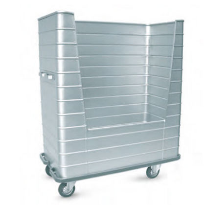 Carrinho para roupa suja - Milano 1  - Mercura Industries - para hospital / de transporte / em alumínio anodizado