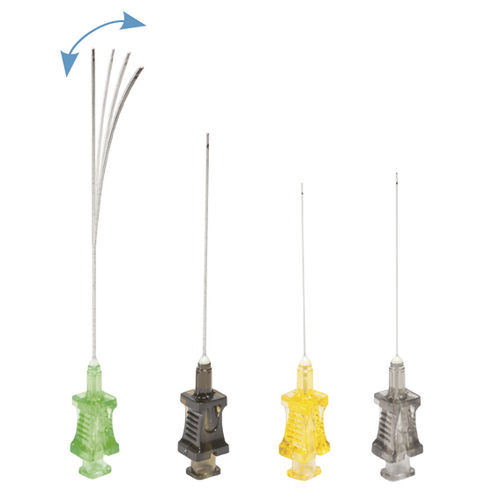 Microcânula de lipoenxertia - KIT MICRO CANNULA + NEEDLE - Aesthetic Group - para pacientes humanos / flexível