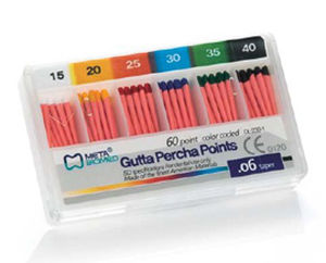 Dispositivo de obturação de canal radicular manual - Gutta Percha Points - META-BIOMED