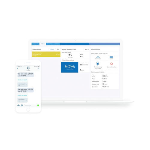 Sistema de monitoramento da conformidade - Micrelcare - Micrel Medical Devices - para infusão domiciliar / sem fio / ambulatorial