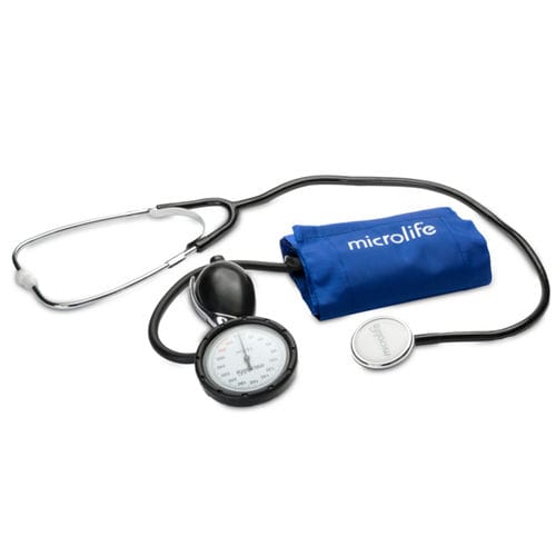 Esfigmomanômetro aneroide - BP AG1-40 - Microlife - com pera acoplada / com braçadeira para adulto / com estetoscópio