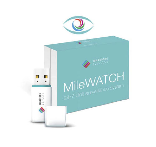 Sistema de gestão e localização de informação - MileWATCH - MILESTONE - de rastreabilidade / de laboratório / para hospital