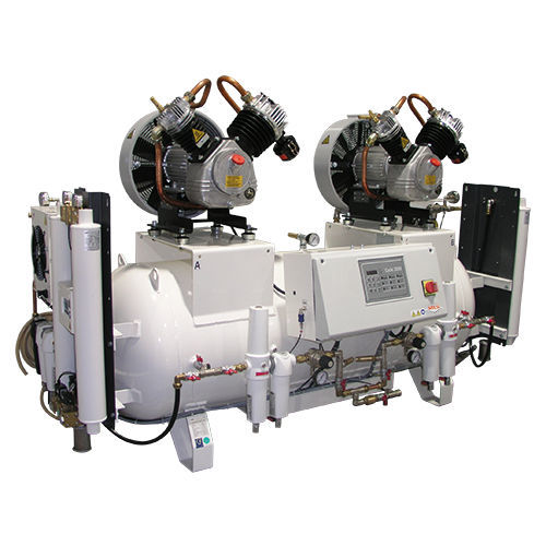 Sistema de compressão hospitalar - HOSPITAIR 1/2 - MIL'S - de pistão / lubrificado