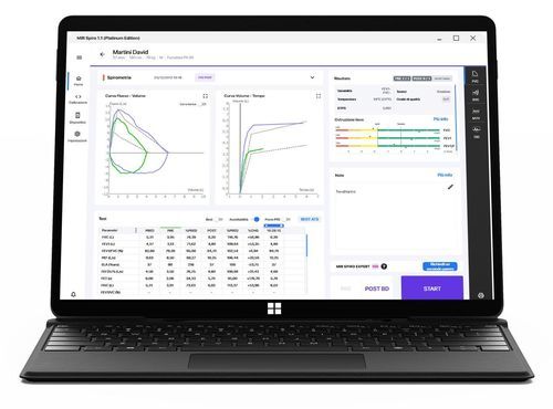 Software de gestão - Spiro - MIR - Medical International Research - de visualização / de análise / de gestão de dados de paciente
