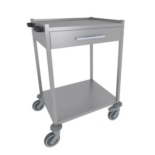 Carrinho para hospital - M902-A - Mobiclinic - para uso geral / multifuncional / em aço inoxidável