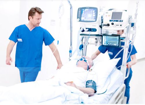 Carrinho para hospital - MobiDoc - MTH Medical GmbH - de emergência / para cuidados intensivos / para aparelho