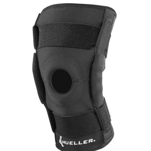 Órtese de joelho - Mueller® Hinged  - Mueller Sports Medicine - L / XL / com abertura na região da patela