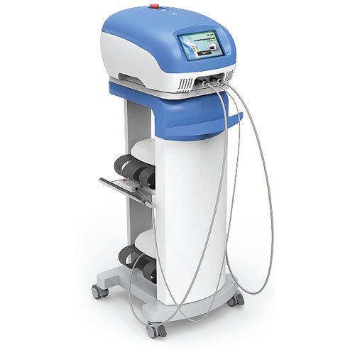 Aparelho de diatermia por radiofrequência - Knee1004 - NANOOMTECH  - com carrinho / de 2 canais