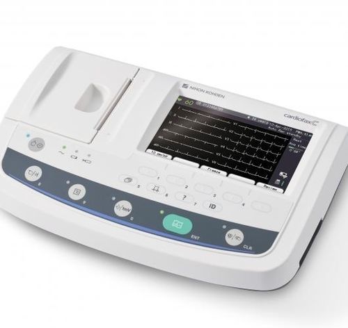 Eletrocardiógrafo para ECG em repouso - Cardiofax C - Nihon Kohden Europe - de 12 canais / digital / com impressora