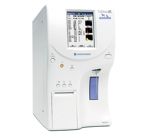 Contador de células automático - Celltac α - Nihon Kohden Europe - de bancada / veterinário / células sanguíneas