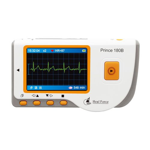 Monitor de paciente de mão - Prince 180B0 - Heal Force - de ECG / clínico