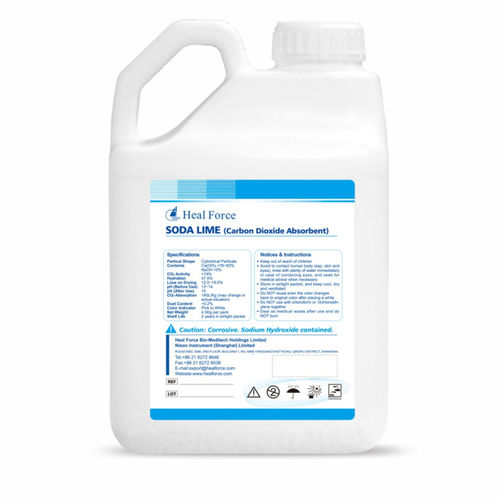 Absorvente de dióxido de carbono para aparelho de anestesia - Soda Lime - Heal Force