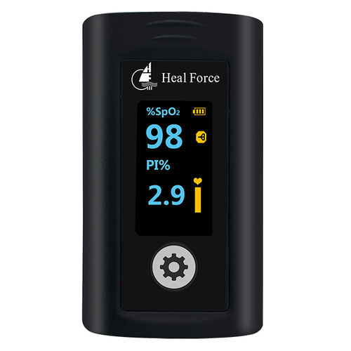 Oxímetro de pulso para dedo - Prince-100A - Heal Force - compacto / médico-hospitalar / para internação domiciliar