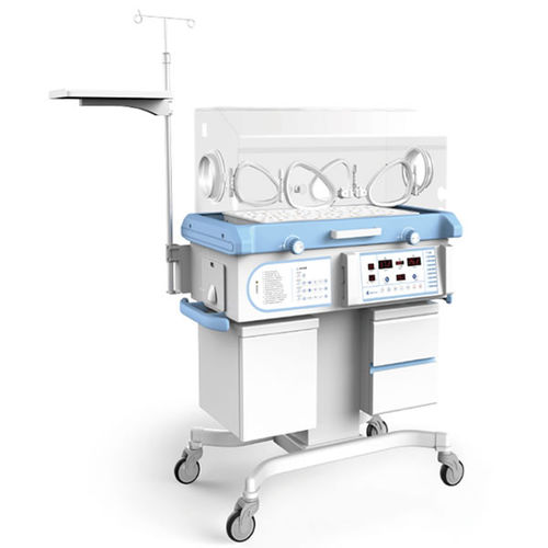 Incubadora neonatal com rodízios - YXK-2000G - Heal Force - com monitor / com lâmpada para fototerapia / com 4 portinholas