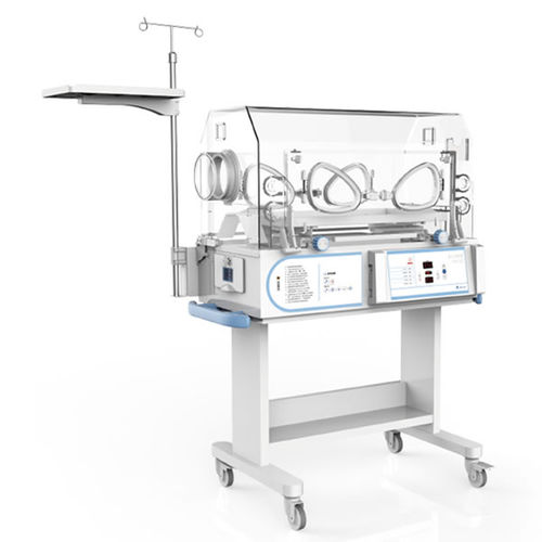 Incubadora neonatal com rodízios - YXK-6G - Heal Force - com monitor / com lâmpada para fototerapia / com 4 portinholas